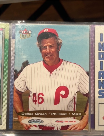 2002 Fleer Ultra Dallas Green Phillies MGR — front