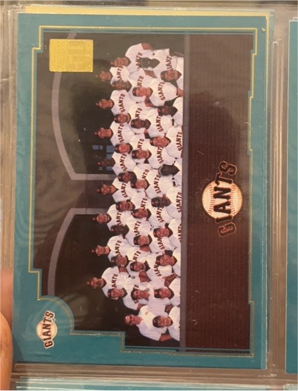 2001 Topps #776 San Francisco Giants Team Card — front