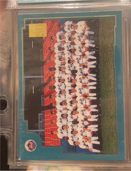 2001 Topps #640 New York Mets Team Card — front