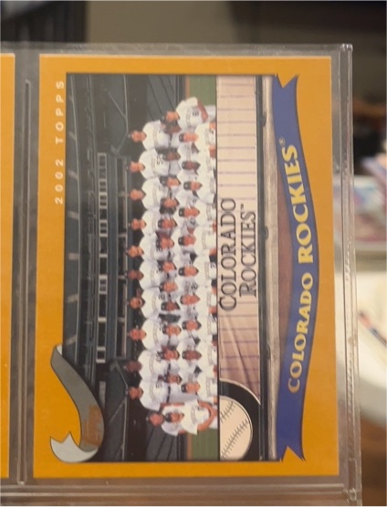 2002 Topps #650 Colorado Rockies Team — front
