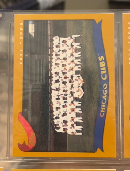 2002 Topps #646 Chicago Cubs Team Photo — front