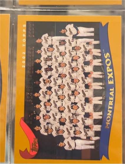 2002 Topps #658 Montreal Expos — front