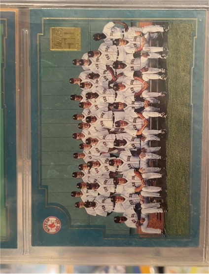 2001 Topps #756 Boston Red Sox — front