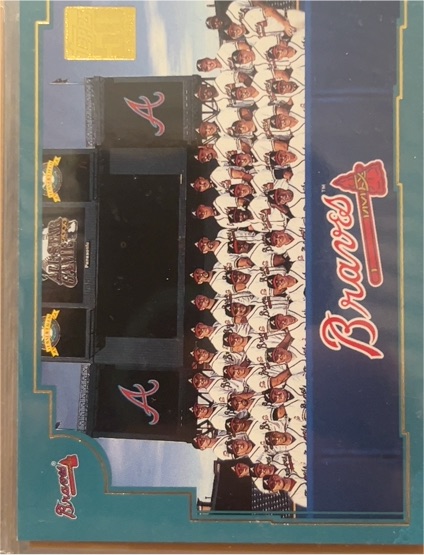 2001 Topps #754 Atlanta Braves — front