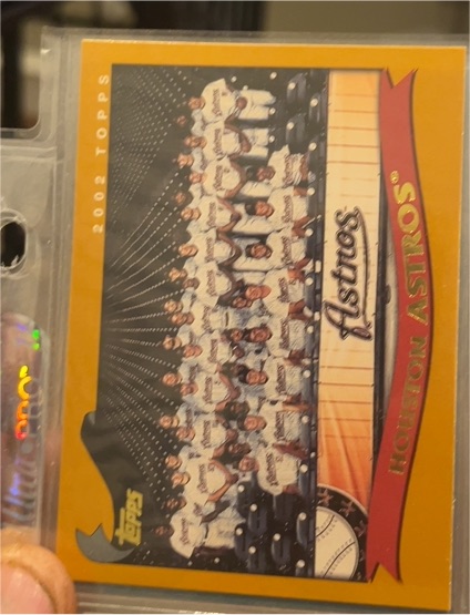 2002 Topps #653 Houston Astros — front