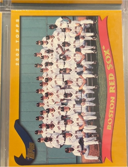 2002 Topps #645 Boston Red Sox — front