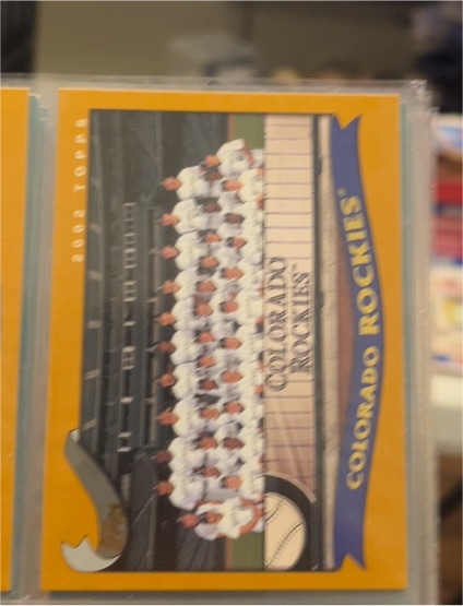 2002 Topps #650 Colorado Rockies Team Card — front