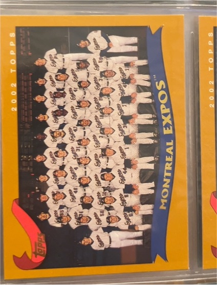 2002 Topps #658 Montreal Expos — front