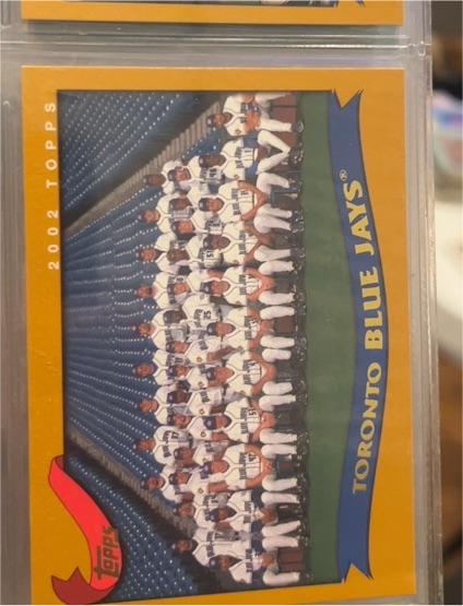 2002 Topps #670 Toronto Blue Jays Team — front