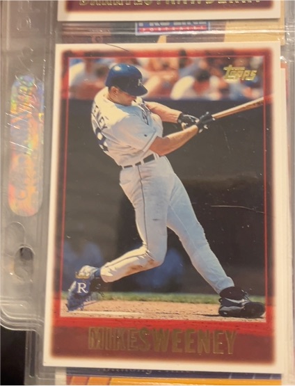 1997 Topps #447 Mike Sweeney — front