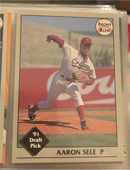 1991 Front Row Draft Picks #2 Aaron Sele — front