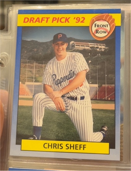 1992 Front Row Draft Picks #59 Chris Sheff — front