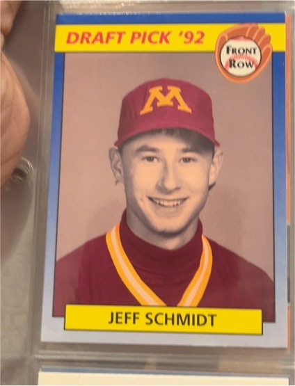 1992 Front Row Draft Picks #57 Jeff Schmidt — front