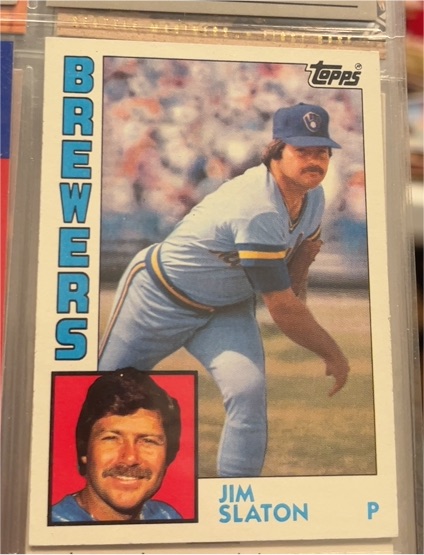 1984 Topps #772 Jim Slaton — front