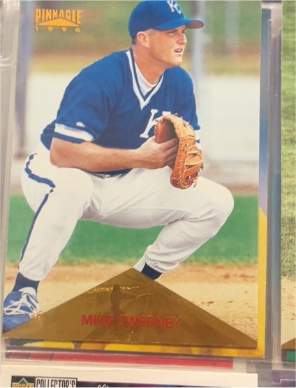 1996 Pinnacle #180 Mike Sweeney — front