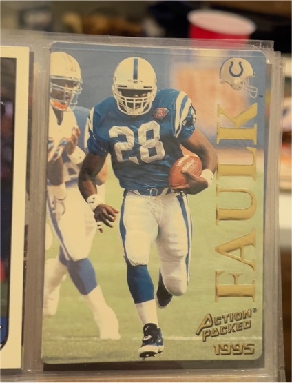 1995 Action Packed #16 Marshall Faulk — front