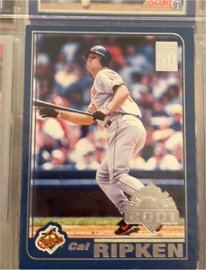 2001 Topps Opening Day #1 Cal Ripken Jr. — front
