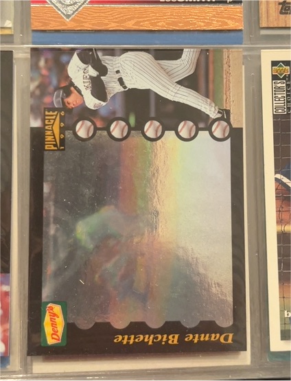 1996 Pinnacle Denny's Holograms #19 Dante Bichette — front