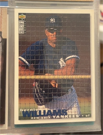 1995 Upper Deck Collector's Choice #517 Bernie Williams — front