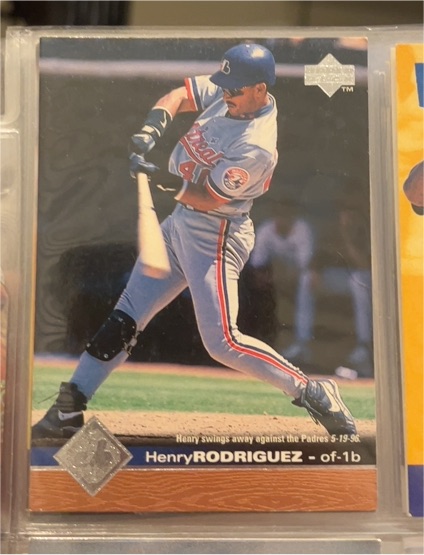 1997 Upper Deck #109 Henry Rodriguez — front