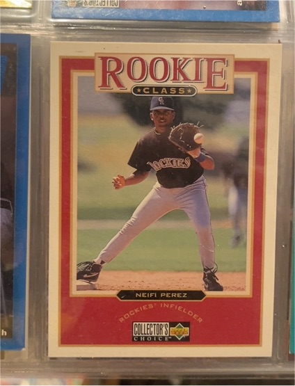 1997 Upper Deck Collector's Choice #17 Neifi Perez Rookie Class RC — front