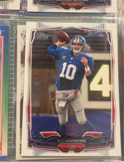 2014 Topps #179 Eli Manning — front