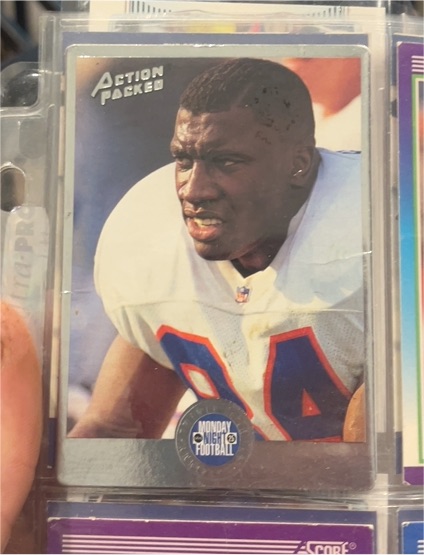 1995 Action Packed Monday Night Football #MNFP-1 Michael Irvin — front