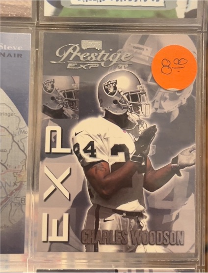 1999 Playoff Prestige EXP #EX103 Charles Woodson — front