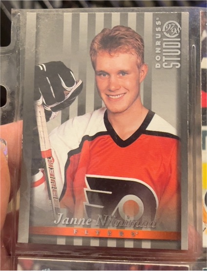 1997-98 Donruss Studio #100 Janne Niinimaa — front