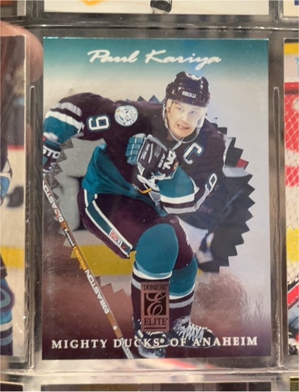 1996-97 Donruss Elite #1 Paul Kariya — front