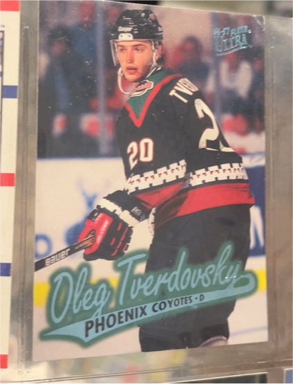 1996-97 Fleer Ultra #20 Oleg Tverdovsky — front
