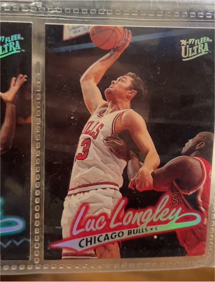 1996-97 Fleer Ultra #215 Luc Longley — front
