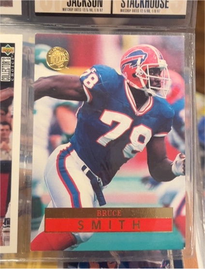 1996 Fleer Ultra #15 Bruce Smith — front
