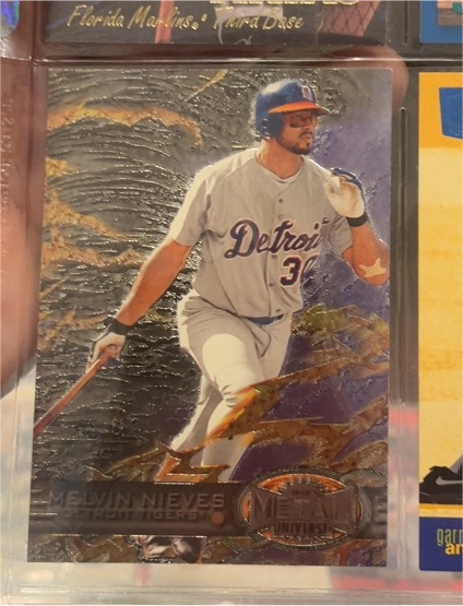1997 Metal Universe Fleer #112 Melvin Nieves — front