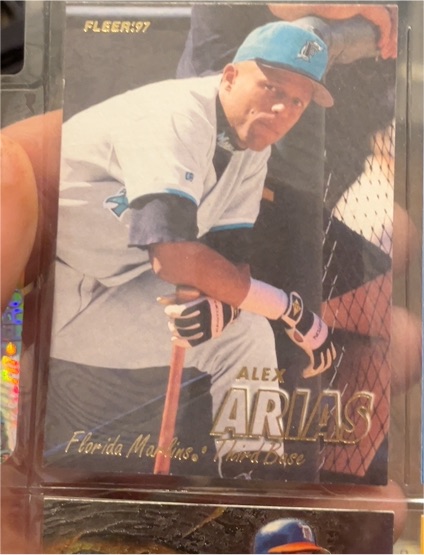 1997 Fleer Alex Arias — front