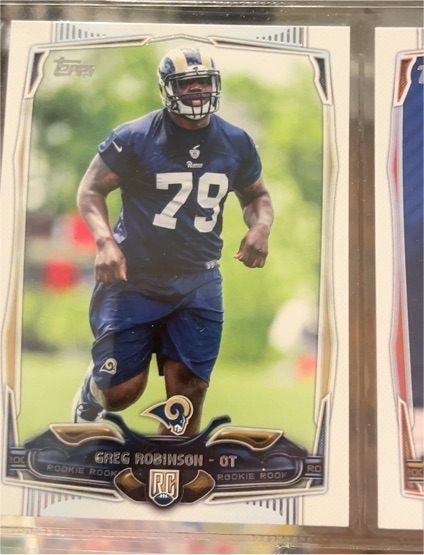 2014 Topps Chrome #135 Greg Robinson — front