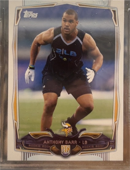2014 Topps #413 Anthony Barr Rookie RC — front