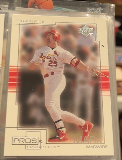2001 Upper Deck Pros & Prospects #53 Mark McGwire — front