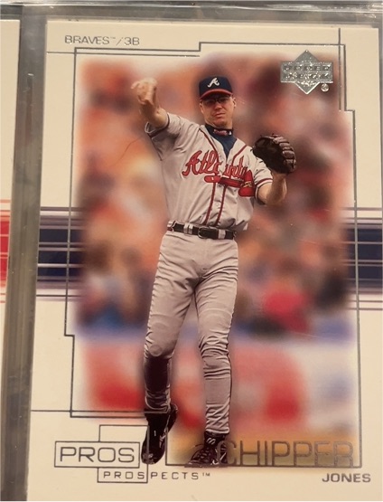 2001 Upper Deck Pros & Prospects #48 Chipper Jones — front