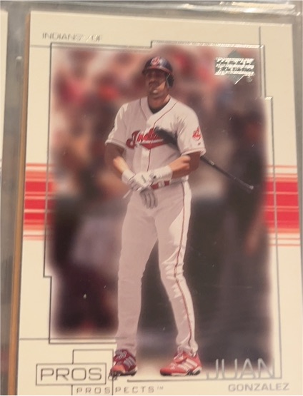 2001 Upper Deck Pros & Prospects #13 Juan Gonzalez — front