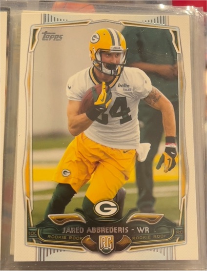 2014 Topps #423 Jared Abbrederis — front