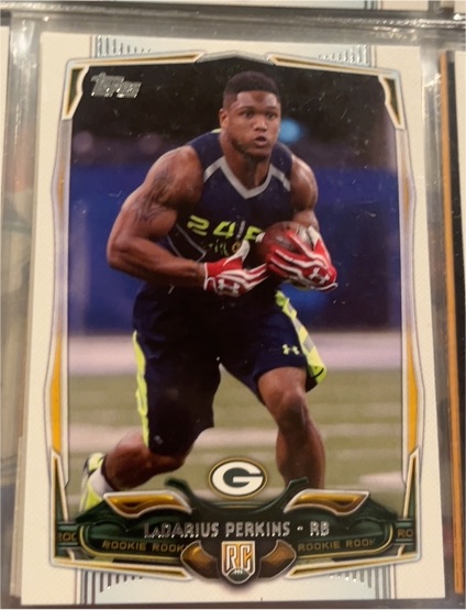 2014 Topps #398 LaDarius Perkins — front