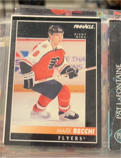 1992-93 Pinnacle #80 Mark Recchi — front