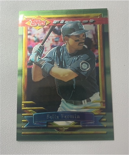 1994 Topps Finest #402 Felix Fermin — front