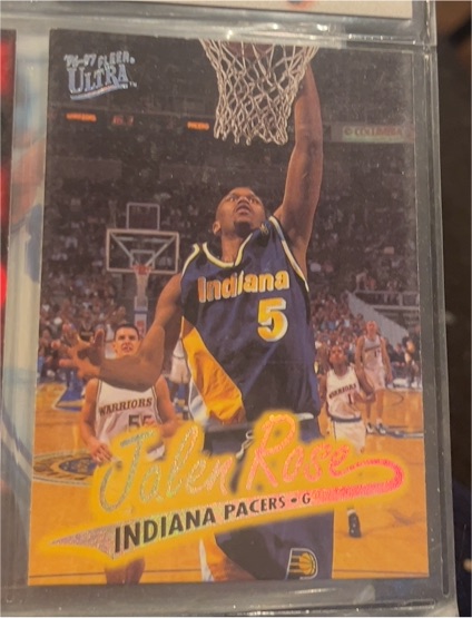 1996-97 Fleer Ultra #197 Jalen Rose — front