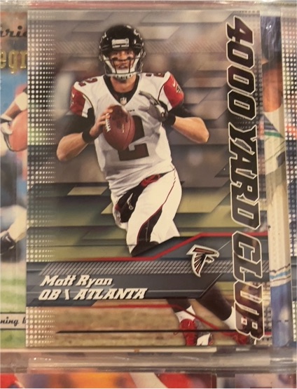 2014 Topps 4000 Yard Club #2 Matt Ryan — front