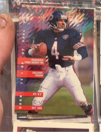 1995 Fleer #60 Steve Walsh — front