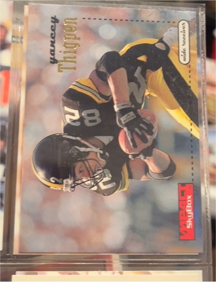 1996 SkyBox Impact #117 Yancey Thigpen — front