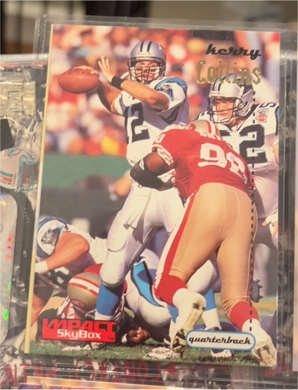 1996 SkyBox Impact #22 Kerry Collins — front