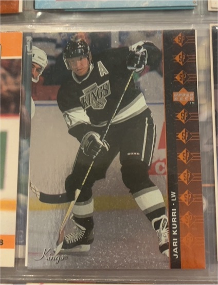 1994-95 Upper Deck SP Inserts Die Cuts #SP37 Jari Kurri — front
